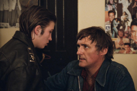 Still image from OUT OF THE BLUE, with Linda Manz and Dennis Hopper